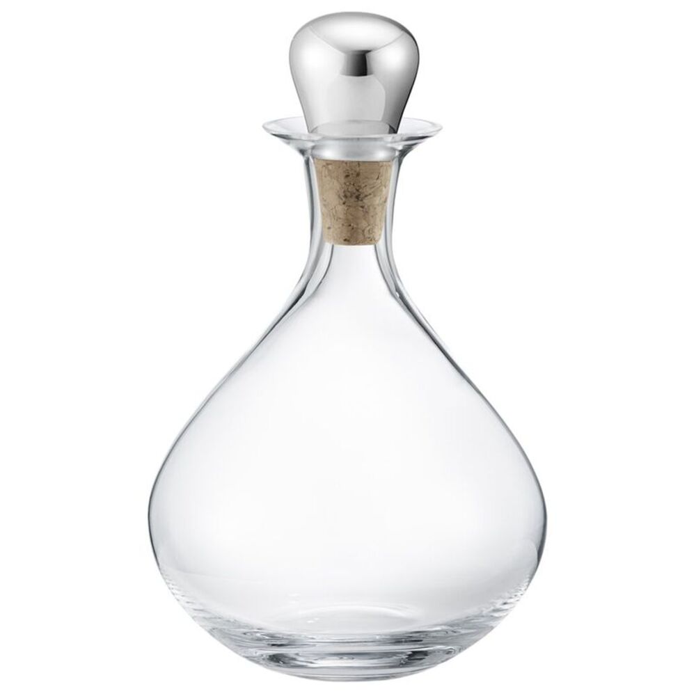 Georg Jensen Sky Liquor Decanter With Steel Stopper